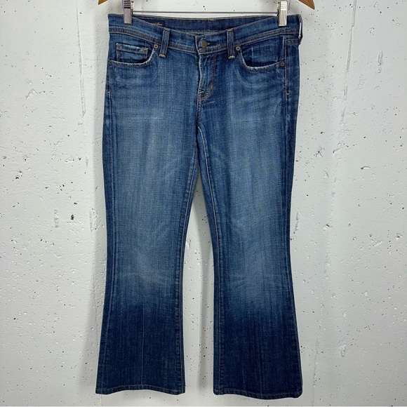 Citizens Of Humanity size 28 x 29 Ingrid Low Rise Flare Stretch Jeans #002 - Picture 2 of 15